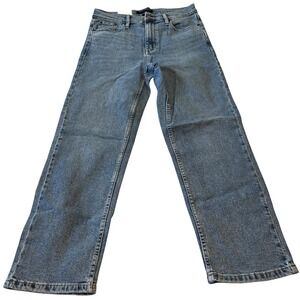 Calvin Klein Jeans Womens Size 4 Light Blue‎ Denim Straight Leg Pants